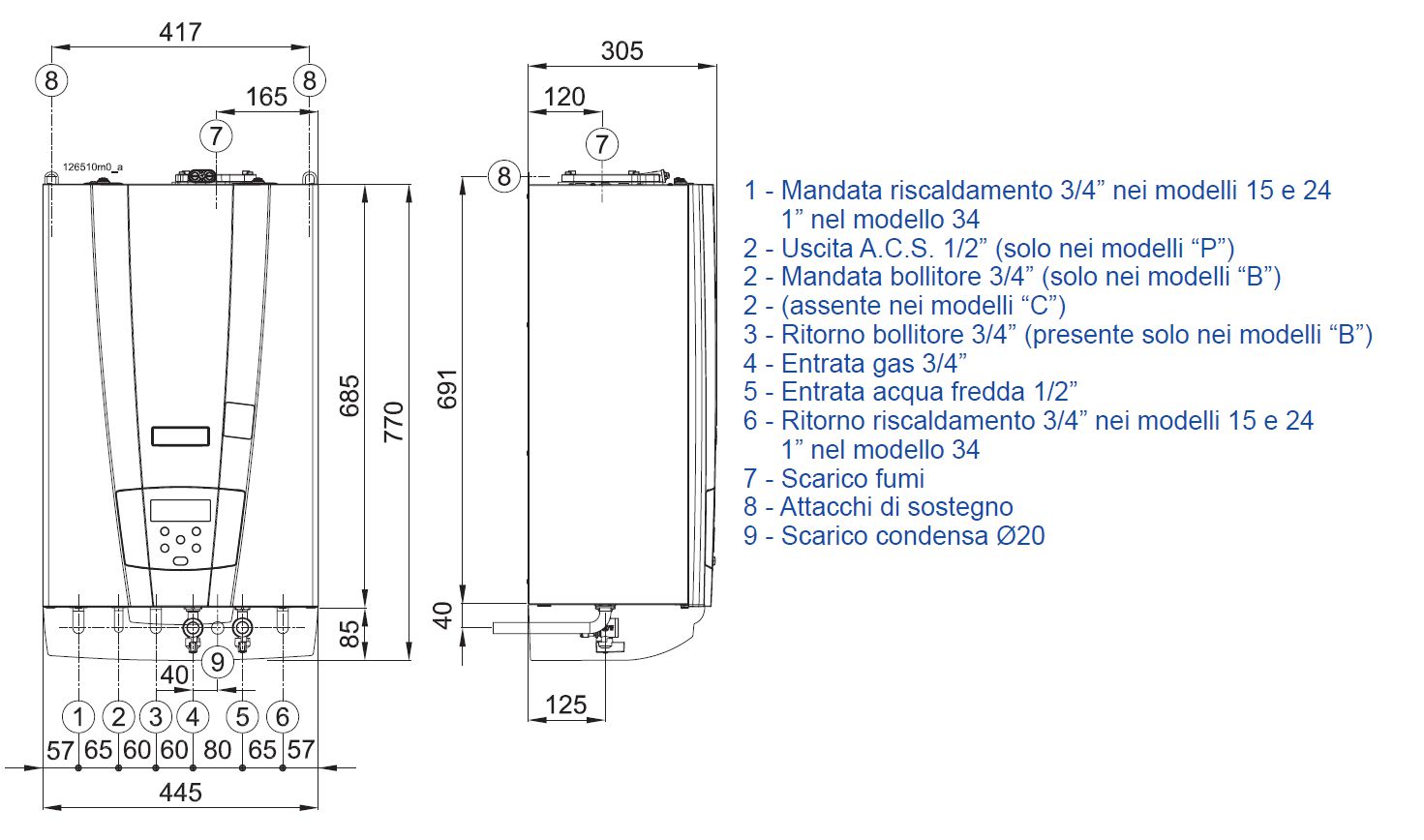 CALDAIA MYDENS 24P        