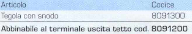 TEGOLA PER USCITA A TETTO 