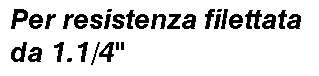 GUARNIZIONE x RESISTENZA  