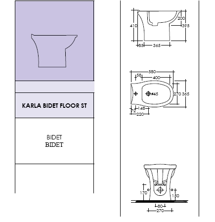 BIDET 1F KARLA            