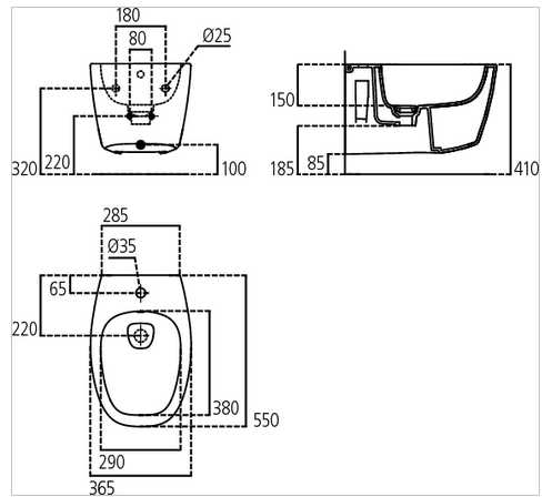 BIDET SOSPESO DEA         