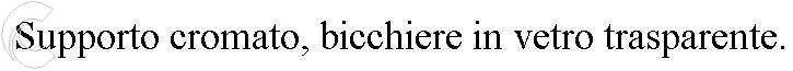P.BICCHIERE COLORELLA CROM