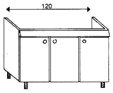 SOTTOL.x INOX  120x50 BIAN
