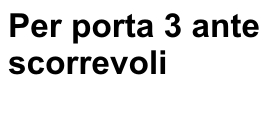 KIT ROTELLINE SCOR.X 3ANTE