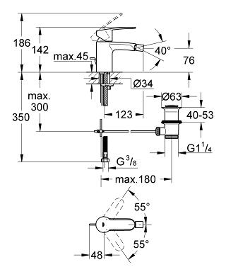 MIX BIDET  EUROSTYLE COSMO