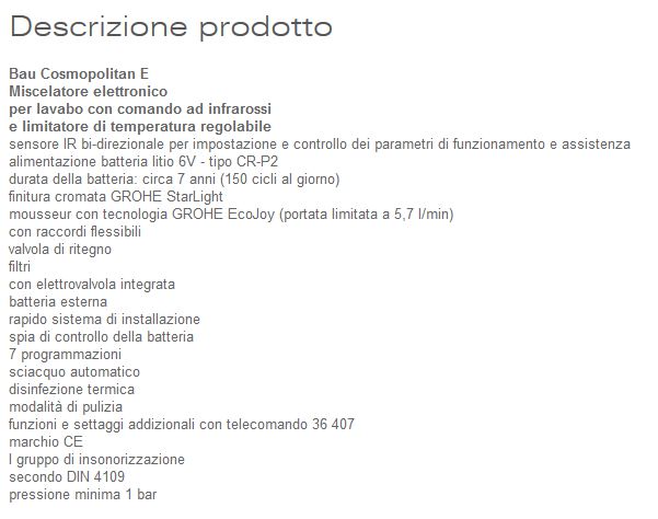 MIX C/FOTOCEL BAU COSMO E 