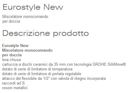 EUROSTYLE EST DOCCIA      