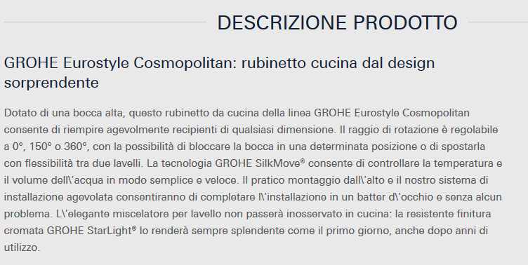 MIX LAVELLO EUROSTYL BO/AL