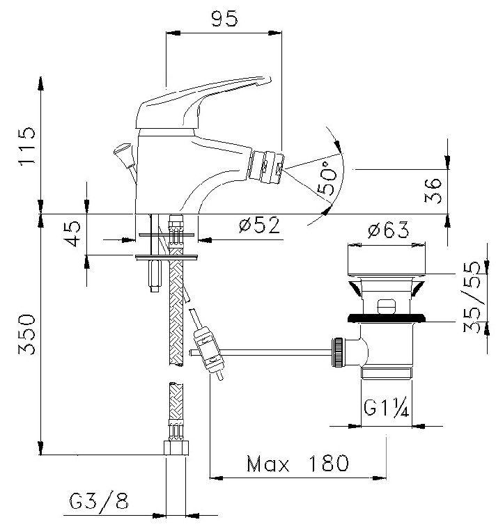 MIX BIDET        IMPACT CR