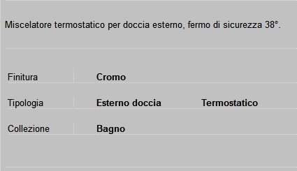 MIX EST DOCCIA TERMOSTAT. 