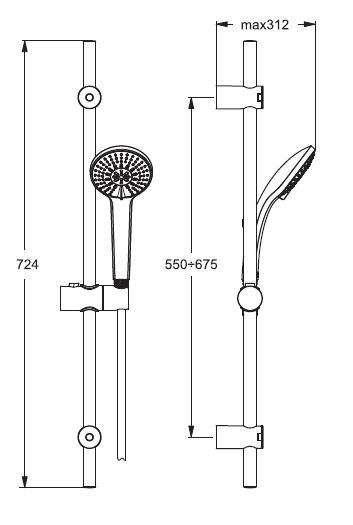 SALISCENDI 3JET IDEALRAIN 