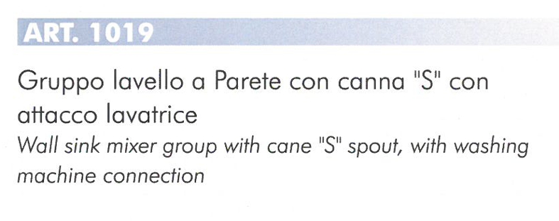 RUBINET PARETE C/ATT LAVAT