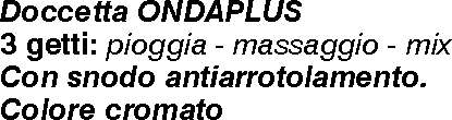 PROL INC DOCCIA IMPACT CR 