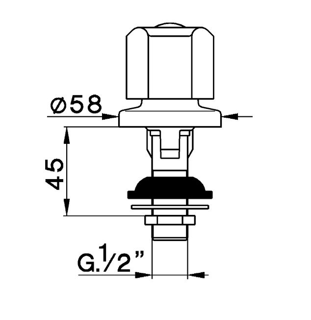 RUBINETTO BIDET TR CROMO  