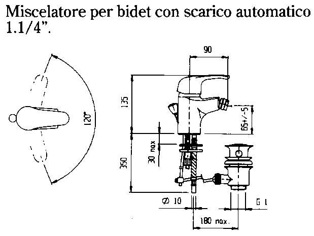MIX BIDET  C/S  PRIMA   CR