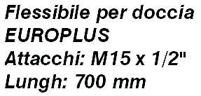 FLESSIB COMPL 700 mm EU-PL