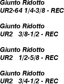 GIUNTO DR RID UR2 1/4x3/8 
