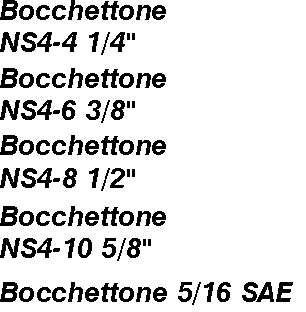 BOCCHETTONE NS4-4   1/4   