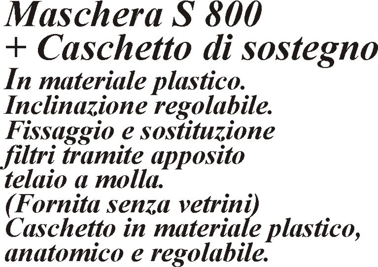 MASCHERA SALD.75X98 + CROC