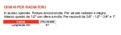 CHIAVE UNIVERS A SCALINO  