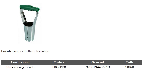 FORATERRA BULBI AUT SOFT T