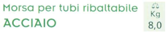 MORSA PER TUBO RIBALTAB. 2