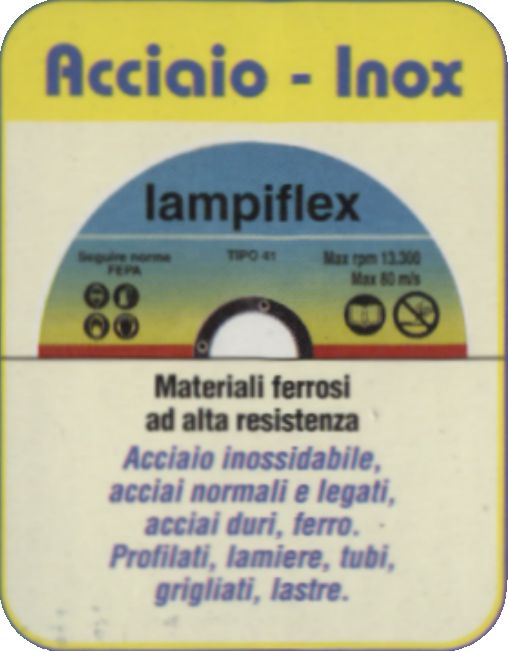 DISCO TAGLIO INOx diametro 115x1.6
