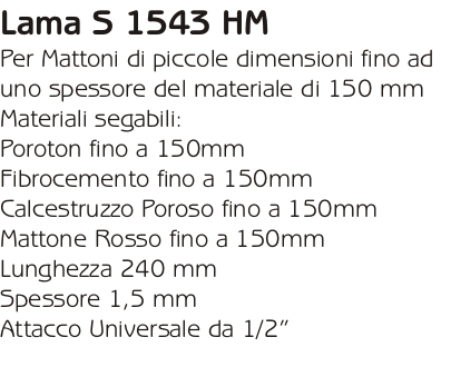 LAMA LATERIZI 365 S1543HM 