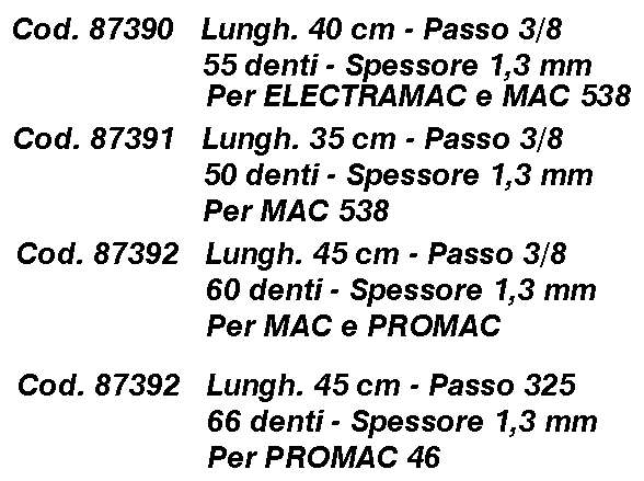CATEN 55D 3/8 1.3 16"/40CM