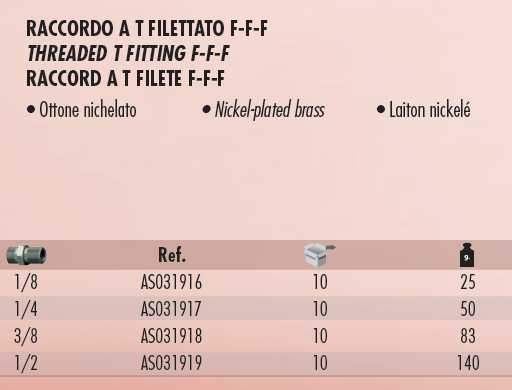 RACCORDO A T 34/F 1/8     