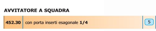 AVVITATORE A SQUADRO 1/4  