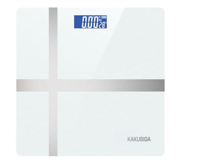 BILANCIA PESAPERSONE KAKUSIGA BIANCA CON DISPLAY LCD 180KG