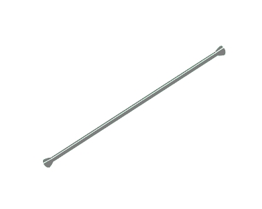 BACCHETTE ANTRACITE  H 130