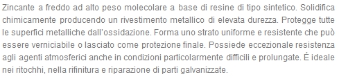 ZINCO SPRAY 98% SCURO 400M