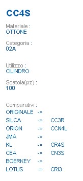 CHIAVE CC4S | CC3R        