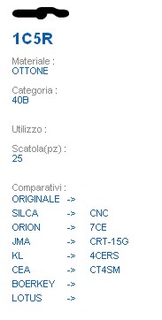 CHIAVE 1C5R | CNC         