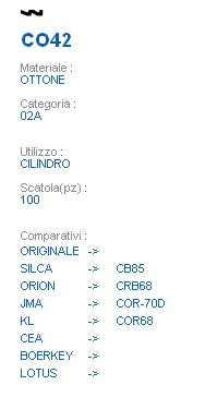 CHIAVE CO42 | CB85        