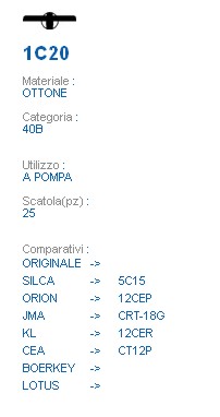 CHIAVE 1C20 | 5C15        