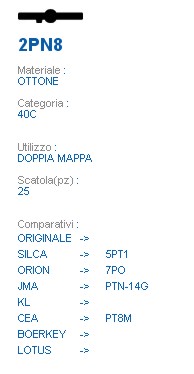 CHIAVE 2PN8 | 5PT1        