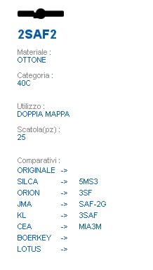 CHIAVE 2SAF2 | 5MS3       