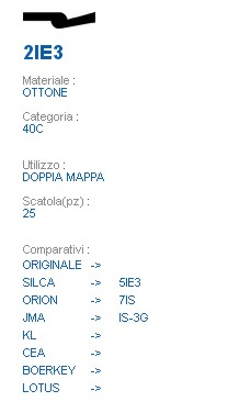 CHIAVE 2IE3 | 5IE3        