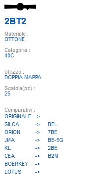 CHIAVE 2BT2 | BEL         