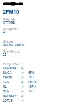 CHIAVE 2FM10 | 5FI9       