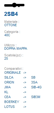 CHIAVE 2SB4 | SB          