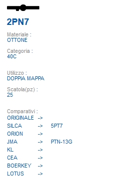 CHIAVE 2PN7 | 5PT7        