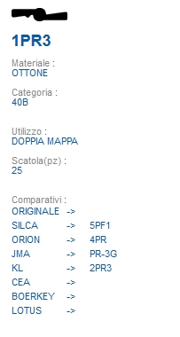 CHIAVE 1PR3 | 5PF1        