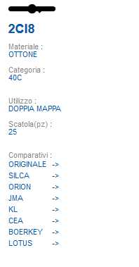 CHIAVE 2CI8               