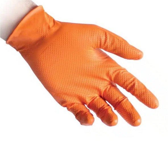 GUANTO NITRIL ORANGE TG L 
