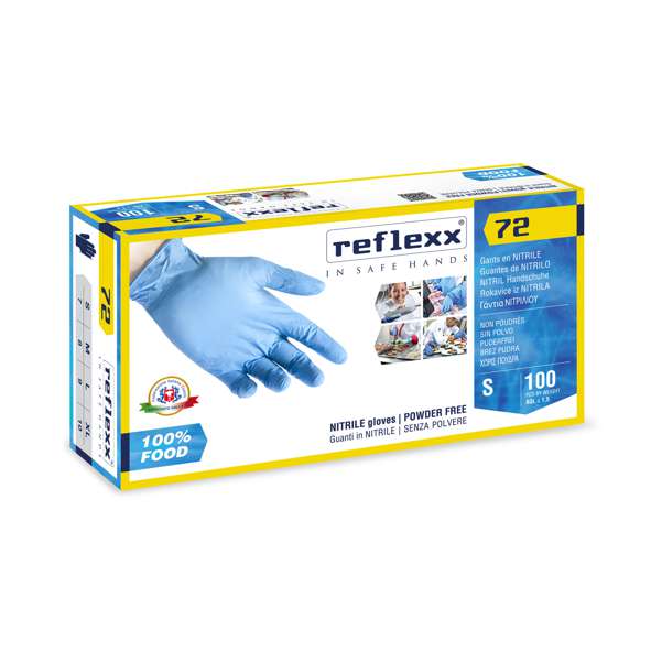 GUANTI NITRILE 100PZ TG M 