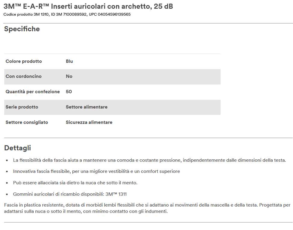 AURICOL ARCHETTO 25DB 1310